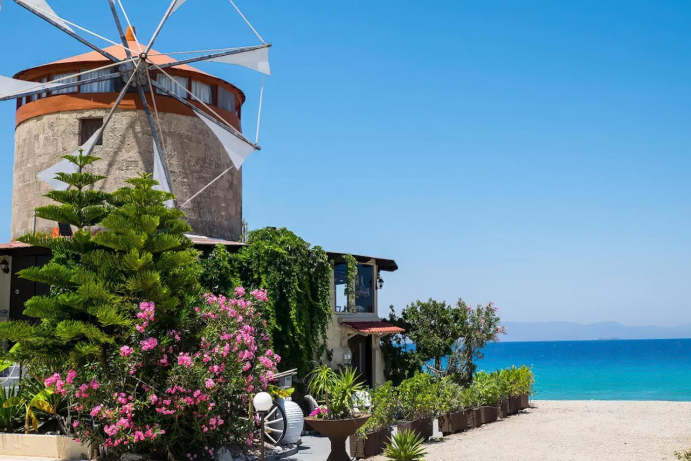 Windmill Renovated 2025 Villa Ialysos  Buitenkant foto